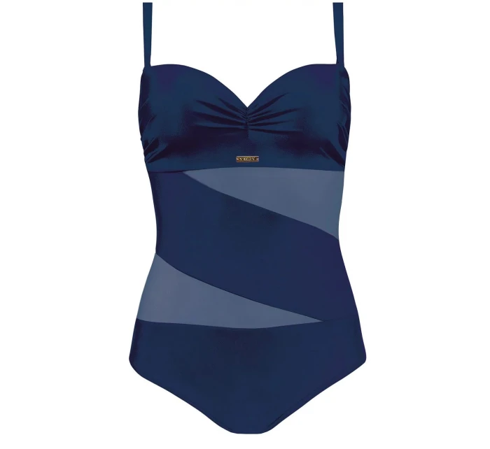 Jednodílné plavky  tmavě modré  model 20863437 - Self