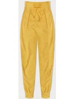 Tenké žluté teplákové kalhoty model 21427435 - J.STYLE
