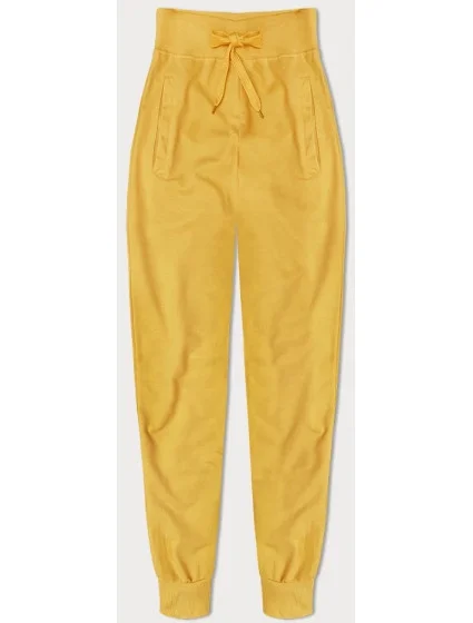 Tenké žluté teplákové kalhoty model 21427435 - J.STYLE