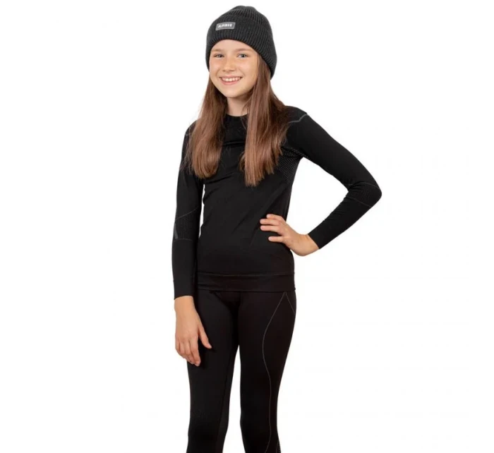 Dětská termo souprava Active GT43204 černo-šedá - Alpinus