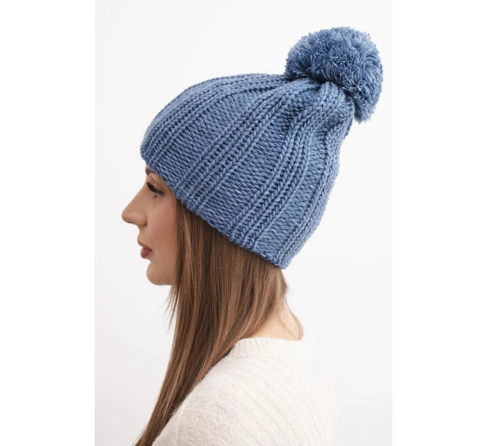 Fleecová čepice  hnědá model 21865228 - K-Fashion