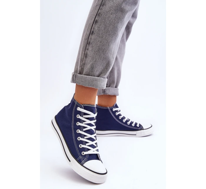 Dámské Klasické Vysoké Boty Modré model 21626533 - Boto Dámské Klasické Vysoké Boty Modré model 21626533 - Boto