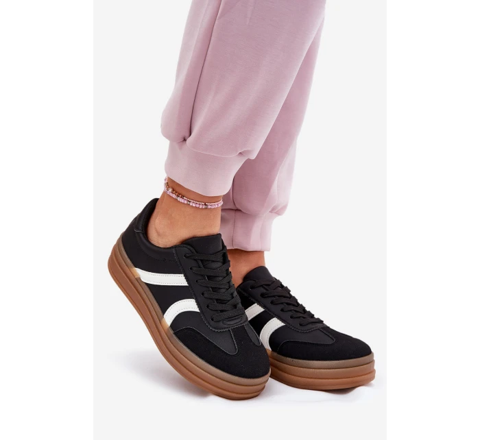 Dámské Tenisky Na Platformě Černé Tolianna Dámské Tenisky Na Platformě Černé Tolianna