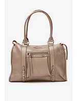 Velká taška z imitace kůže Zlatá model 22220885 - Flora&Co