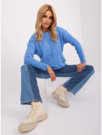 Sweter AT SW 2335.27 niebieski