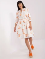 Šaty LK SK 509346.85 oranžová Šaty LK SK 509346.85 oranžová