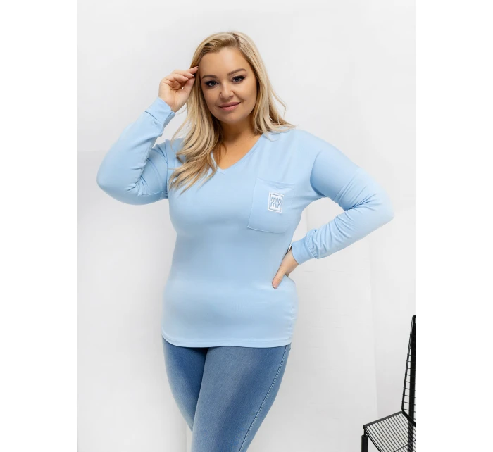 Halenka RV BZ A 161.63 světle modrá Halenka RV BZ A 161.63 světle modrá