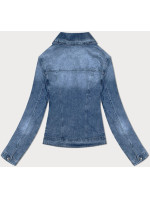 Světle modrá jednoduchá dámská džínová bunda (DL2249L)