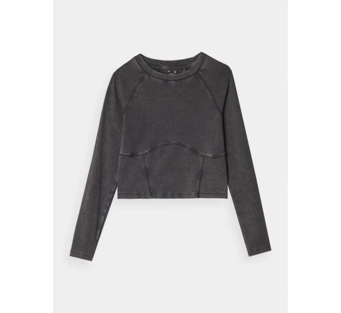 Dámské hladké tričko s dlouhým rukávem 4F 4FRAW24TLONF503-20S