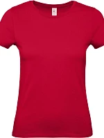 B&C #E150 /women Dámské tričko 01.002T deep red