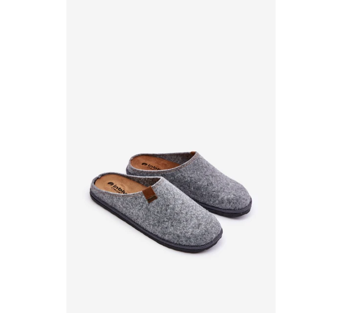 Pánské pantofle  šedé model 21677436 - Inblu
