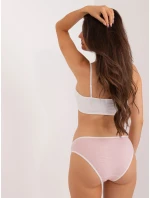 Spodky BR MT 11444 19 bílá růžová