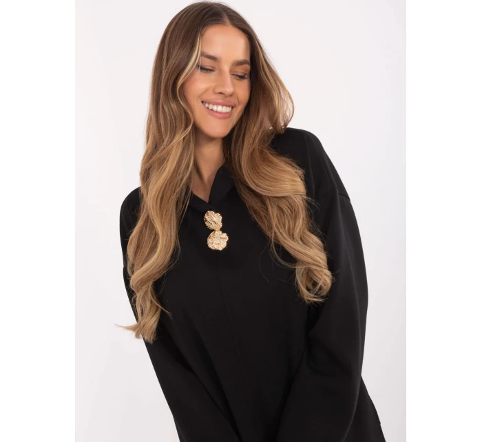 Bluza DHJ BL model 20857379 czarny - FPrice Bluza DHJ BL model 20857379 czarny - FPrice