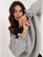 Sweter MI SW model 20535892 szary - FPrice Sweter MI SW model 20535892 szary - FPrice