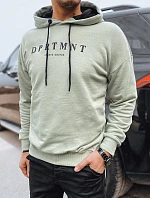 Pánská mikina s olivovým potiskem FashionStreet BX5678