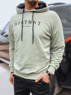 Pánská mikina s olivovým potiskem FashionStreet BX5678