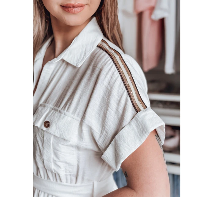 SUNNI LOVE lněné maxi šaty bílé FashionStreet EY2608