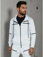 FashionStreet pánská bílá tepláková souprava AX0813