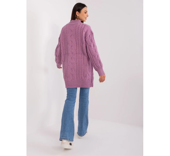 Sweter AT SW  fioletowy model 18909232 - FPrice