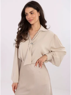 Bluzka IT BZ model 21766193 beżowy - FPrice