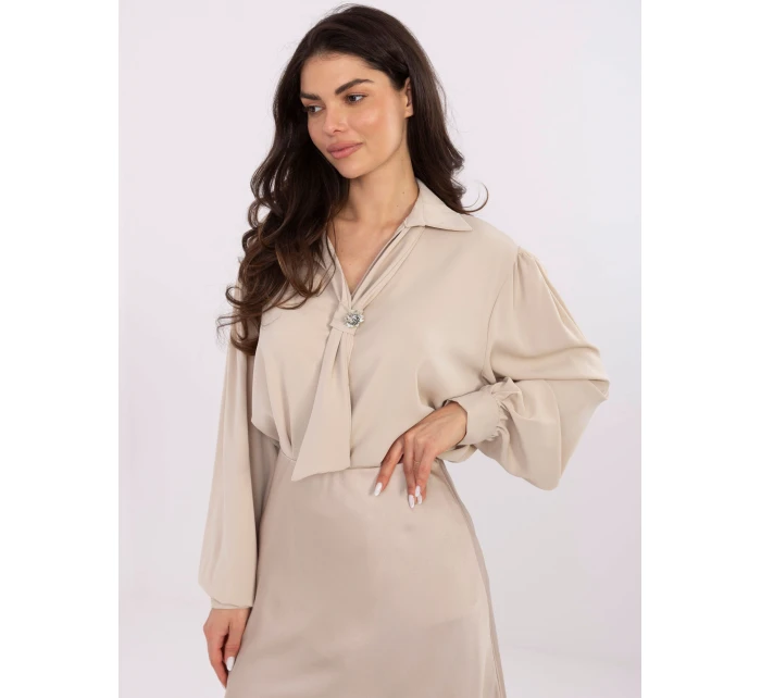 Bluzka IT BZ model 21766193 beżowy - FPrice