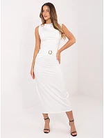 Sukienka IT SK model 22074612 ecru - FPrice Sukienka IT SK model 22074612 ecru - FPrice