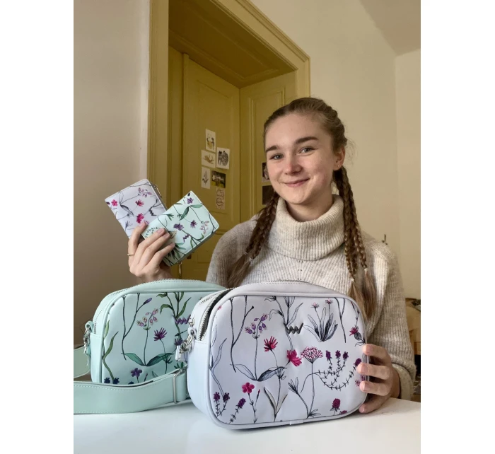 Dámská peněženka Vuch Korra Wildflowers Grey Dámská peněženka Vuch Korra Wildflowers Grey