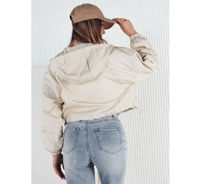 Dámská přechodná bunda s kapucí bílá Dstreet model 21974222 - FashionStreet Dámská přechodná bunda s kapucí bílá Dstreet model 21974222 - FashionStreet