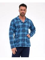 Cornette pyžamo 114/82 dlouhé/r 3XL-5XL pánské rozepínací