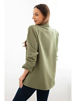Elegantní sako s klopami světle khaki Elegantní sako s klopami světle khaki