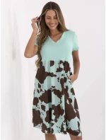 Dámské šaty DHJ SK  s hnědou  model 21269936 - FPrice