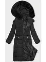Černá dámská zimní bunda s kapucí model 21247004 - J.STYLE