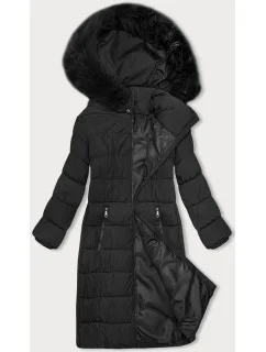 Černá dámská zimní bunda s kapucí model 21247004 - J.STYLE