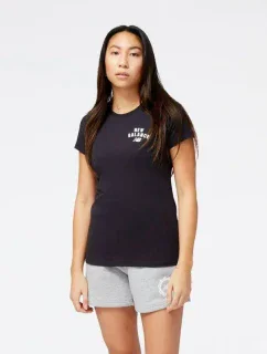 New Balance Sport Core Arch Cotton ATH BK W WT31804BK dámské tričko