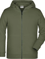 Daiber 8026K Dětská mikina s kapucí 02.826K olive