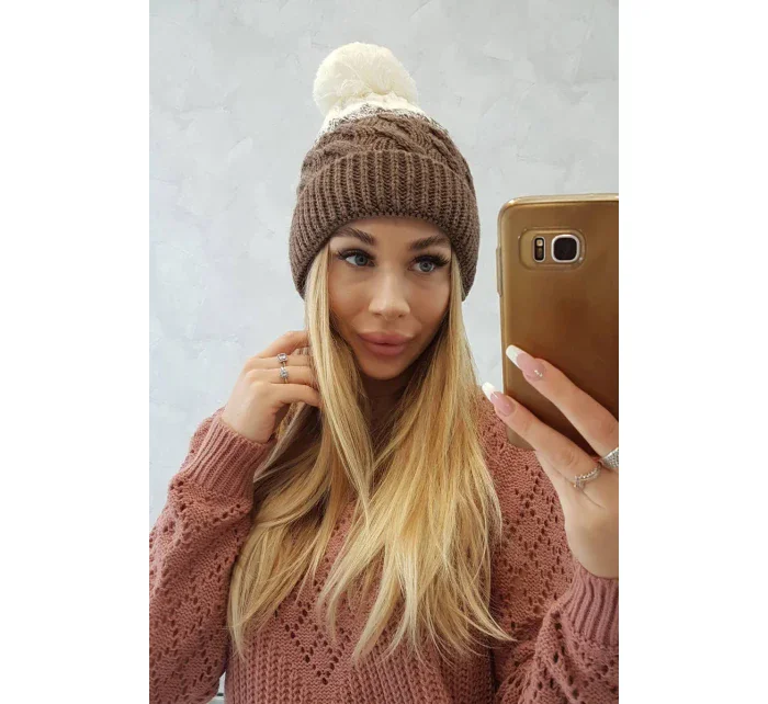 Fleecová čepice model 18750001 - K-Fashion Fleecová čepice model 18750001 - K-Fashion