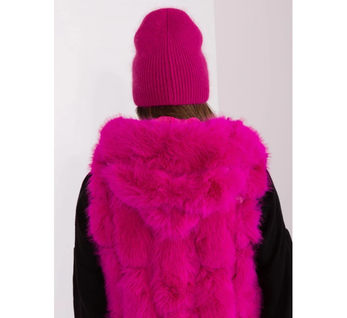 Czapka AT CZ model 21468359 fuksjowy - FPrice Czapka AT CZ model 21468359 fuksjowy - FPrice