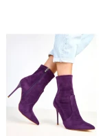 Boty na podpatku model 217903 Solea Boty na podpatku model 217903 Solea