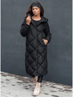 Dámská prošívaná zimní bunda s kapucí černá Dstreet model 21980581 - FashionStreet