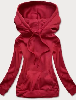 Červená dámská tepláková mikina model 17044062 - J.STYLE