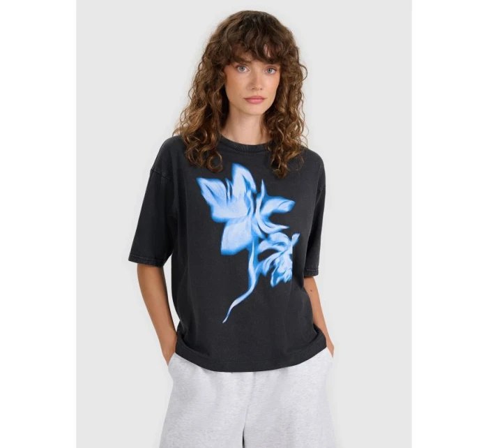 Dámské tričko oversize s potiskem 4F 4FRSS25TTSHF2747-20S Dámské tričko oversize s potiskem 4F 4FRSS25TTSHF2747-20S