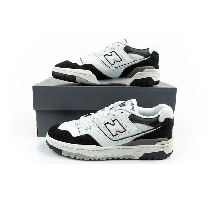 New Balance 550 sportovní boty mládež kožené tenisky módní černé bílé dětské