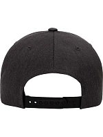 Flexfit 6389 6 panelová Snapback kšiltovka "Retro" 55.6389 dark heather grey