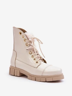 Kožené Dámské Botky S Kožešinou Lewski model 21636300 - Boto