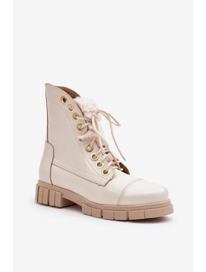 Kožené Dámské Botky S Kožešinou Lewski model 21636300 - Boto Kožené Dámské Botky S Kožešinou Lewski model 21636300 - Boto