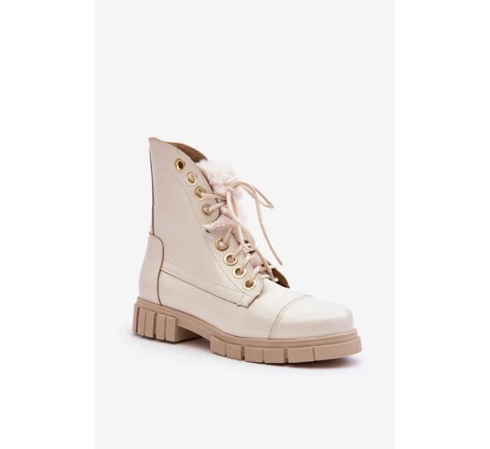 Kožené Dámské Botky S Kožešinou Lewski model 21636300 - Boto Kožené Dámské Botky S Kožešinou Lewski model 21636300 - Boto