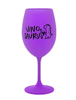 VÍNOSAURUS - fialová sklenice na víno 350 ml