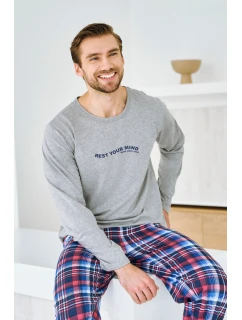 3478 PÁNSKÉ DLOUHÉ PYŽAMO FRANCO S-XL