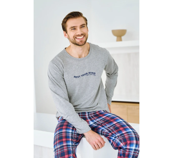 3478 PÁNSKÉ DLOUHÉ PYŽAMO FRANCO S-XL 3478 PÁNSKÉ DLOUHÉ PYŽAMO FRANCO S-XL