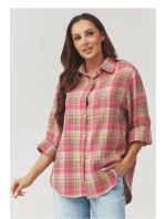 Košile s dlouhým rukávem  model 223231 Makadamia